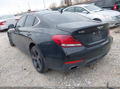 Lot #3056066377 2019 GENESIS G70 3.3T ADVANCED