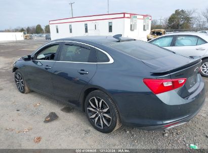 Lot #3052071249 2021 CHEVROLET MALIBU FWD RS