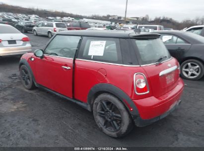 Lot #3036721891 2013 MINI HARDTOP COOPER