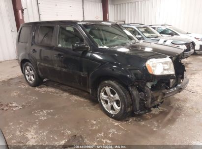 Lot #3052071218 2012 HONDA PILOT EX-L