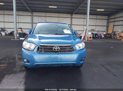 Lot #3056066338 2010 TOYOTA HIGHLANDER HYBRID LIMITED V6