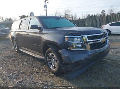 Lot #3051081240 2015 CHEVROLET SUBURBAN 1500 LT