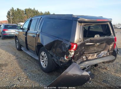 Lot #3051081240 2015 CHEVROLET SUBURBAN 1500 LT