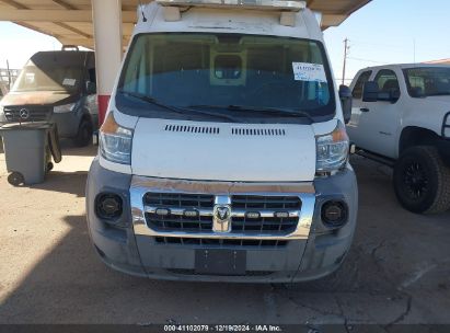 Lot #3046370750 2016 RAM PROMASTER 3500 HIGH ROOF