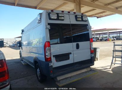 Lot #3046370750 2016 RAM PROMASTER 3500 HIGH ROOF