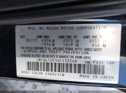 Lot #3056066200 2017 MAZDA MAZDA6 SPORT