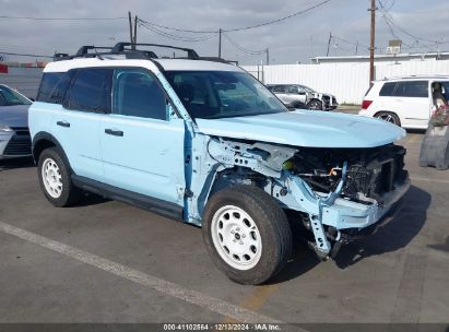 Lot #3056477617 2023 FORD BRONCO SPORT HERITAGE