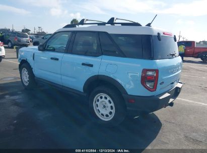 Lot #3056477617 2023 FORD BRONCO SPORT HERITAGE