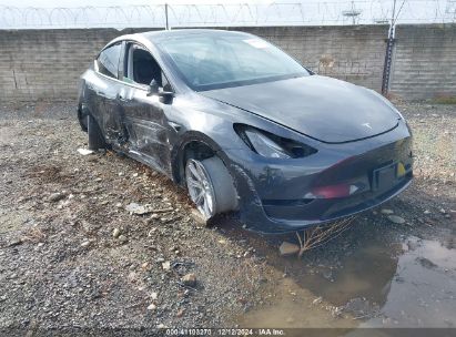 Lot #3035091471 2024 TESLA MODEL Y LONG RANGE DUAL MOTOR ALL-WHEEL DRIVE