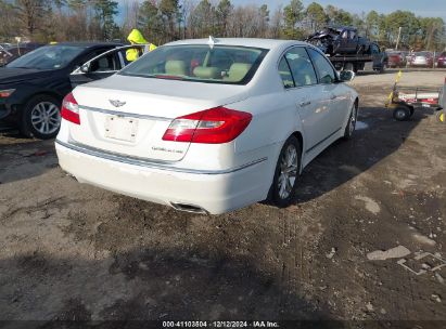 Lot #3049253741 2012 HYUNDAI GENESIS 4.6