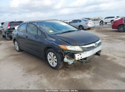 Lot #3056469633 2012 HONDA CIVIC SDN LX