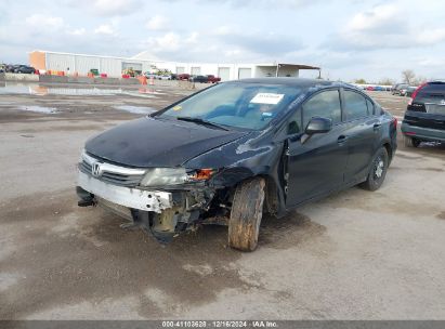 Lot #3056469633 2012 HONDA CIVIC SDN LX