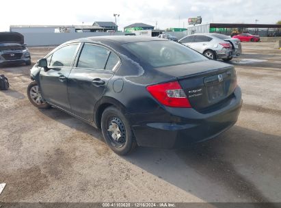 Lot #3056469633 2012 HONDA CIVIC SDN LX