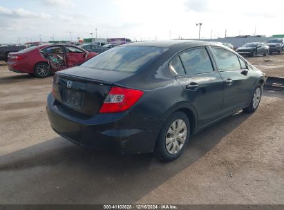 Lot #3056469633 2012 HONDA CIVIC SDN LX