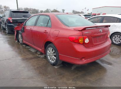 Lot #3052079307 2010 TOYOTA COROLLA S