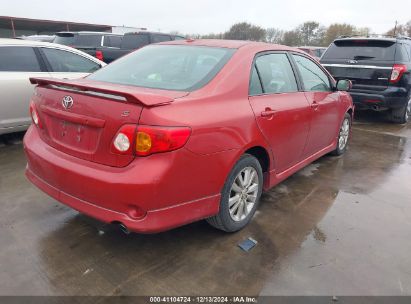 Lot #3052079307 2010 TOYOTA COROLLA S