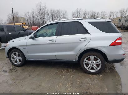 Lot #3050082393 2012 MERCEDES-BENZ ML 350 4MATIC