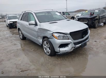 Lot #3050082393 2012 MERCEDES-BENZ ML 350 4MATIC