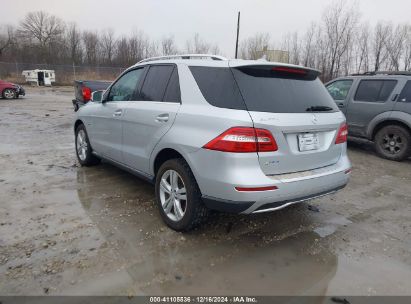 Lot #3050082393 2012 MERCEDES-BENZ ML 350 4MATIC