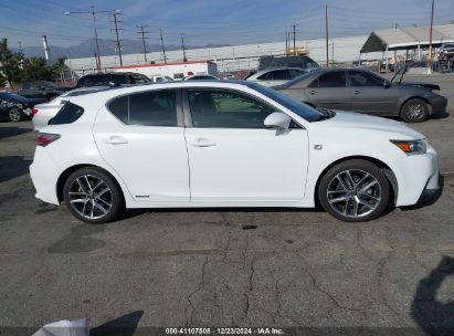 Lot #3046372310 2015 LEXUS CT 200H