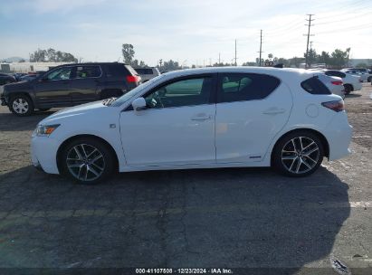 Lot #3046372310 2015 LEXUS CT 200H