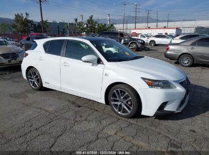 Lot #3046372310 2015 LEXUS CT 200H