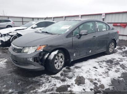 Lot #3053067961 2012 HONDA CIVIC SDN LX