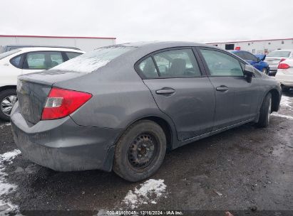 Lot #3053067961 2012 HONDA CIVIC SDN LX