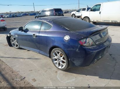 Lot #3035079653 2007 HYUNDAI TIBURON GT/GT LIMITED/SE