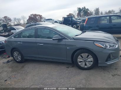 Lot #3034049235 2019 HYUNDAI SONATA HYBRID SE