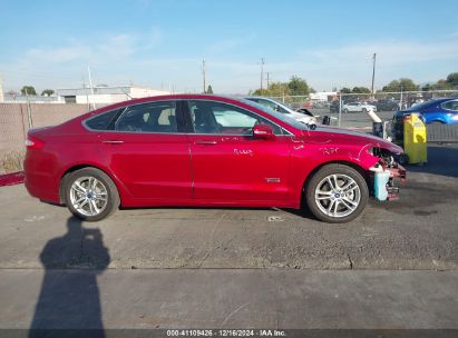 Lot #3037531722 2016 FORD FUSION ENERGI TITANIUM