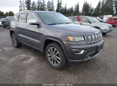 Lot #3050072859 2018 JEEP GRAND CHEROKEE OVERLAND 4X4