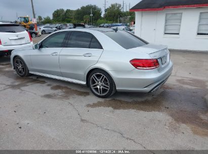 Lot #3056066047 2015 MERCEDES-BENZ E 350 4MATIC