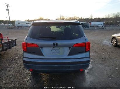 Lot #3044174286 2016 HONDA PILOT EX-L