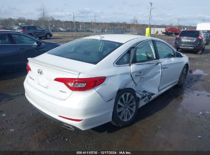 Lot #3045349606 2015 HYUNDAI SONATA SPORT