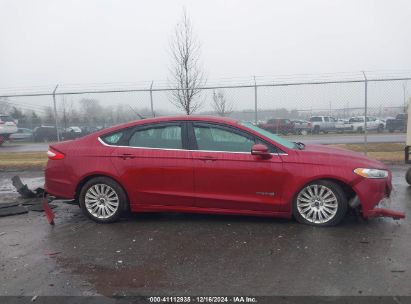 Lot #3042564363 2016 FORD FUSION HYBRID SE