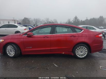 Lot #3042564363 2016 FORD FUSION HYBRID SE