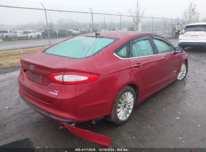 Lot #3042564363 2016 FORD FUSION HYBRID SE