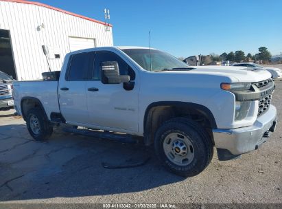 Lot #3057077949 2020 CHEVROLET SILVERADO 2500HD 4WD DOUBLE CAB STANDARD BED WT