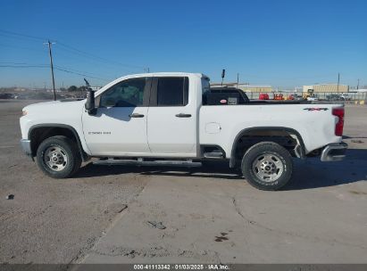 Lot #3057077949 2020 CHEVROLET SILVERADO 2500HD 4WD DOUBLE CAB STANDARD BED WT