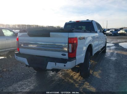 Lot #3053662042 2022 FORD F-350 PLATINUM