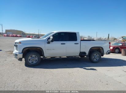 Lot #3057077948 2022 CHEVROLET SILVERADO 2500HD 4WD DOUBLE CAB STANDARD BED WT