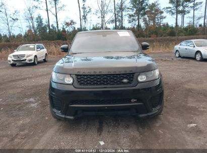 Lot #3042564356 2016 LAND ROVER RANGE ROVER SPORT 5.0L V8 SUPERCHARGED SVR