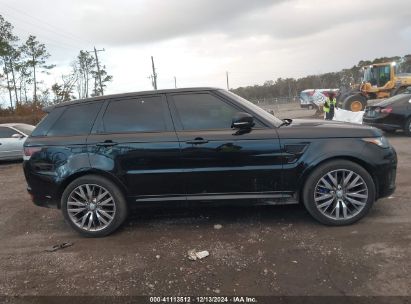 Lot #3042564356 2016 LAND ROVER RANGE ROVER SPORT 5.0L V8 SUPERCHARGED SVR