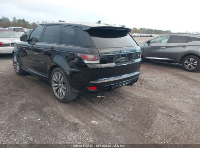 Lot #3042564356 2016 LAND ROVER RANGE ROVER SPORT 5.0L V8 SUPERCHARGED SVR