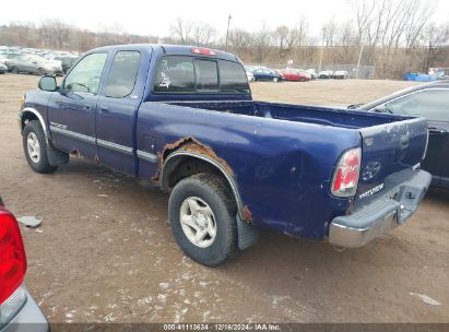 Lot #3035079614 2000 TOYOTA TUNDRA SR5 V8