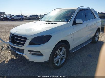 Lot #3056475016 2012 MERCEDES-BENZ ML 350 4MATIC