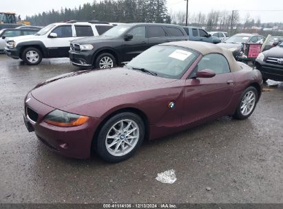 Lot #3035091453 2003 BMW Z4 2.5I