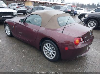 Lot #3035091453 2003 BMW Z4 2.5I