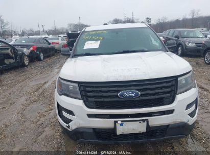 Lot #3051091931 2018 FORD POLICE INTERCEPTOR UTILITY